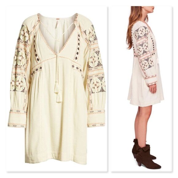 Free People All My Life Minidress sz Small - Picture 2 of 13